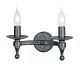 Warwick 2 Light Wall Light Graphite Black - WR2 GRAPHITE