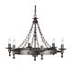 Warwick 6 Light Chandelier Graphite Black - WR6 GRAPHITE