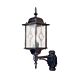 Wexford Wall Lantern Black / Silver - WX1