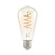 Vintage 4W E27 LED Edison Spiral Filament Bulb - 11681