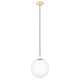 Rondo Large Pendant Matt Brass - 205014