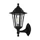 Duanera Outdoor Plastic Wall Light Black IP44 - 33776N