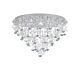 Pianopoli 77.4W LED Dimmable Flush Mount Light Chrome / Warm White - 39246