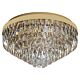 Valparaiso 11 Light Crystal Flush Mount Light Gold - 39458