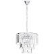 Agrigento Medium Crystal Chandelier Chrome - 39483N