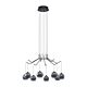 Rovigana 26.4W Dimmable LED Chandelier Black & Smoke / Warm White - 39511