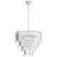 Agrigento Large Crystal Chandelier Chrome - 39514N