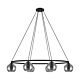 Daguella 6 Light Chandelier Black - 39578