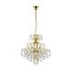 Fenoullet 5 Light Crystal Chandelier Brass - 39605