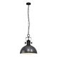 Combwich 1 Light Pendant Small Black / Cream - 43052