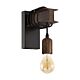 Townshend 1 Light Wall Light Black / Brown - 43152