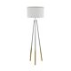 Bidford 1 Light Floor Lamp White - 49156N