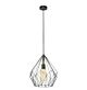 Carlton Single Cage Industrial Pendant Black - 49257