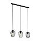 Newtown Vintage Wire Cage 3 Light Bar Pendant Black - 49478