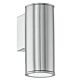 Riga 3W LED Fixed Wall Pillar Spot Light Stainless Steel / Warm White - 94106