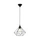 Tarbes 1 Light Large Cage Pendant Black - 94188