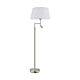 Santander Mother & Child Floor Lamp Satin Nickel / Warm White - 94946N