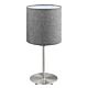 Pasteri Table Lamp Satin Nickel / Grey - 96376N