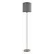 Pasteri Floor Lamp Satin Nickel / Grey - 96377N