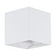 Calpino 4.6W Up & Down Wall Pillar Light White / Warm White - 97241