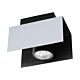 Viserba 5W Surface Mounted LED Downlight Black & Aluminium / Cool White - 97394N