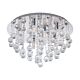 Almonte 24W LED Flush Mount Light Chrome & Crystal / Warm White - 97699