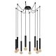 Cortenova 8 Light Pendant Black - 98083