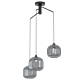 Mantunalle 3 Light Pendant Black / Smoke - 99373N