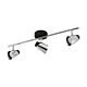 Moncalvio 15W LED Spotlight Black & Chrome / Warm White - 96717