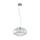 Pedrola 1 Light Crystal Pendant Large Chrome - 96987