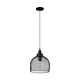 Straiton 1 Light Pendant Black - 49736