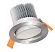 Phantom 15W Dimmable LED Adjustable Downlight Brushed Aluminium / Daylight - 200645N