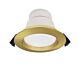 Roystar 9W Dimmable LED Dip Switch Recessed Downlight Satin Brass / Tri-Colour - 202619N + 202631