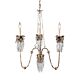 Venetian 3 Light Chandelier Beige Patina & Gold - FB/VENETIAN3