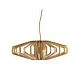 Agry 1 Light Timber Pendant - AGRY-1P