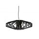 Agry 620 1 Light Timber Pendant - AGRY-620 Black