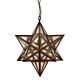 Bazar 1 Light Pendant Brown - BAZAR-1L