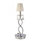 Bella 1 Light Table Lamp Crystal / White - BELLA 1T/L