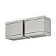 Bok 2 Light Wall Light Anodised Aluminium - BOK63