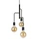 Brigida 3 Light Pendant Black - BRIGIDA-3L