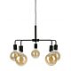 Brigida 5 Light Pendant Black - BRIGIDA-5L