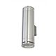 Brooklyn Up/Down Wall Pillar Light Polished Aluminium - BROOKLYN-2 P/A