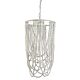 Cascade 1 Light Pendant White - CASCADE-WHT