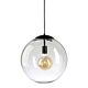 Catino 1 Light Pendant Black - CATINO-40 BLK