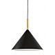 Cervaro 1 Light Pendant Black - CERVARO-1L BLK