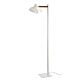 Coin 1 Light Floor Lamp White - COIN-F/L White