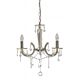 Davinci 3 Light Crystal Pendant Chrome - DAVINCI-3-CH