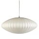 Disco 1 Light Pendant Small White - DISCO-45