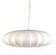 Disco 1 Light Pendant Large White - DISCO-75