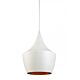 Due 1 Light Pendant White - DUE-1L WHT